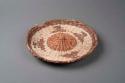 Wicker basketry tray