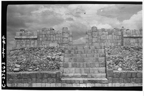 Stairway leading to the Temple of Wall Panels