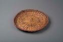 Wicker basket tray