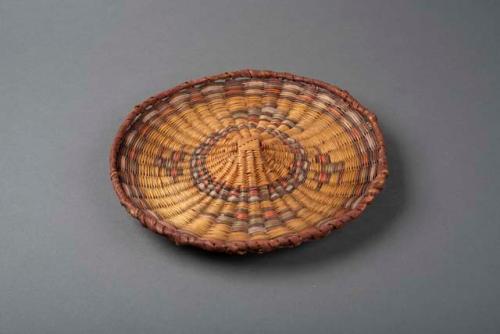 Wicker basket tray