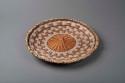 Wicker basket tray