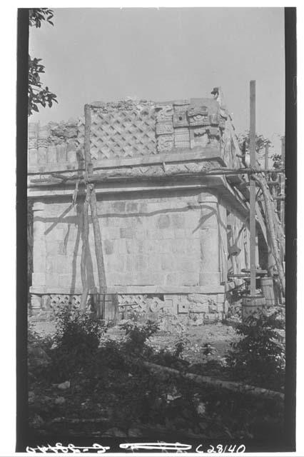 T. of 3 Lintels, NE corner during restoration.