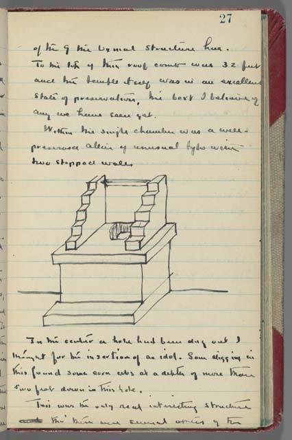 Morley 1922 Diary Volume 2, page 27