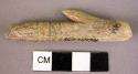 Cast of bone spearhead