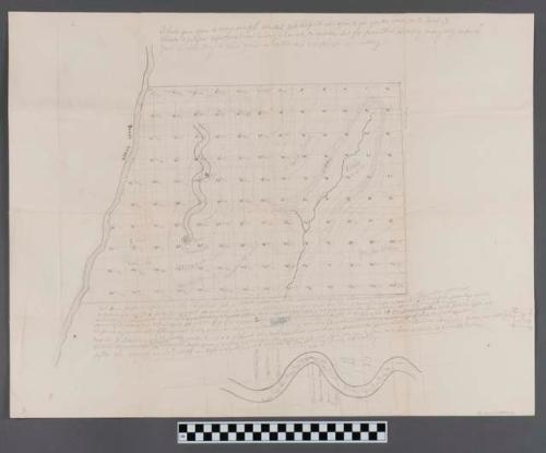 Sketch map of Serpent Mound Park, Adams Co., Ohio