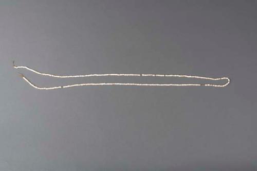 String of purple and white wampum, 1 of 7