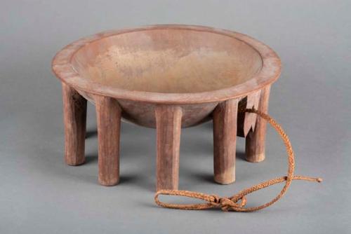 Wooden kava bowl