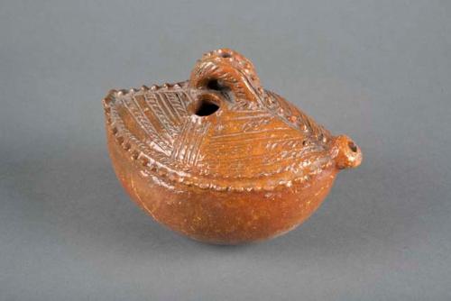 Earthen drinking vessel