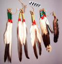 Sets of scalplock feathers