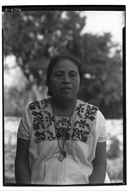 Native Maya woman. Wife of Tarcicio Chan