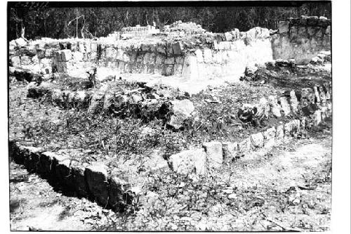 House of the grinding stones, after excavation.