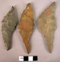 Blade, flint, diamond shaped