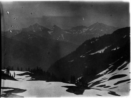 Mount Seattle, view from Queets and Quinault divide