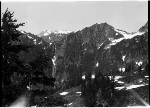 Mount Olympus, view from shoulder of Mount Seattle