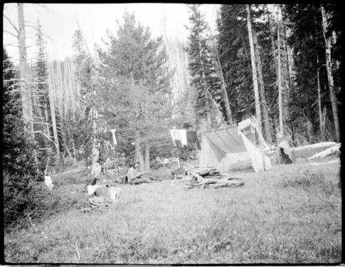 Camp on Windy Peak