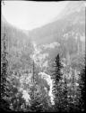 Mountain and waterfall on Stehekin Creek