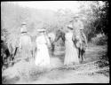 Group of people standing near Rio Nuevo