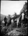 People on horseback near Emerald Lake