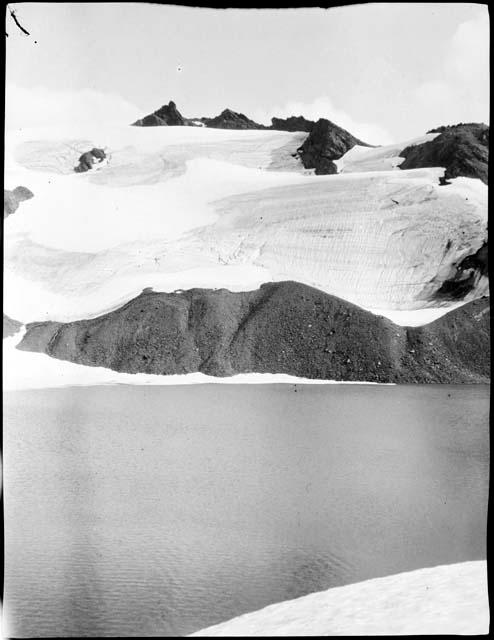 Snow lake on Harvard Mountain