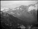 Queets and Meany Mountains, view from Mount Olympus