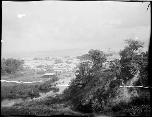 Suva harbor, view from hill