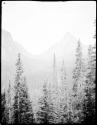 Cathedral Peak and pass, from east