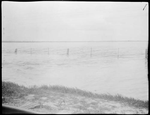 Flood near railroad in Murtoa