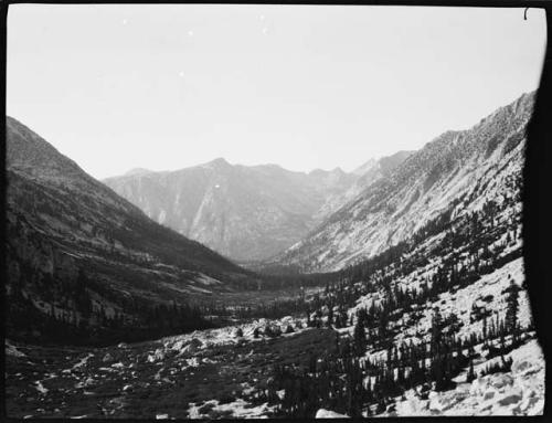 Valley and mountains