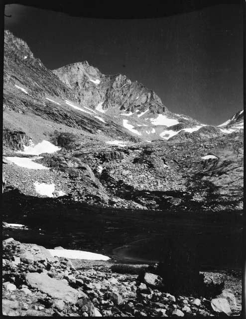 Lake and mountain