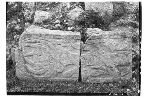 Platform of the Skulls. Sculpture.