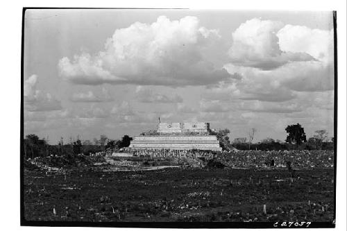 N. Colonnade and T. of Warriors. Distant view, looking N.