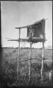 Sheltered platform on stilts