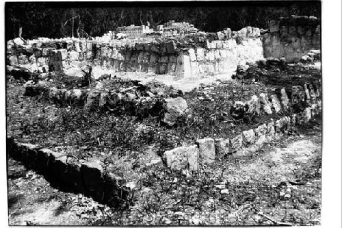 House of the grinding stones, after excavation.