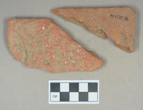 Ceramic, brick roof tile fragments