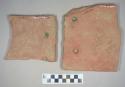 Ceramic, brick roof tile fragments