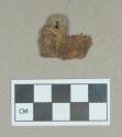 Metal, flat ferrous fragment with copper-alloy loop