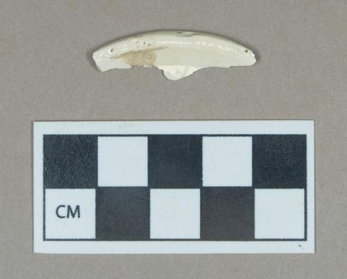 Ceramic, creamware base sherd