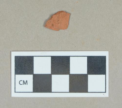 Ceramic, redware body sherd, surfaces missing