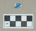 Ceramic, pearlware body sherd, blue transfer print