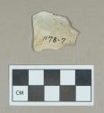 Ceramic, burned refined earthenware body sherd