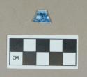 Ceramic, blue painted Chinese porcelain rim sherd