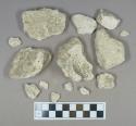 Ceramic/architectural, mortar fragments