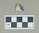 Ceramic, pearlware base sherd, blue transfer print