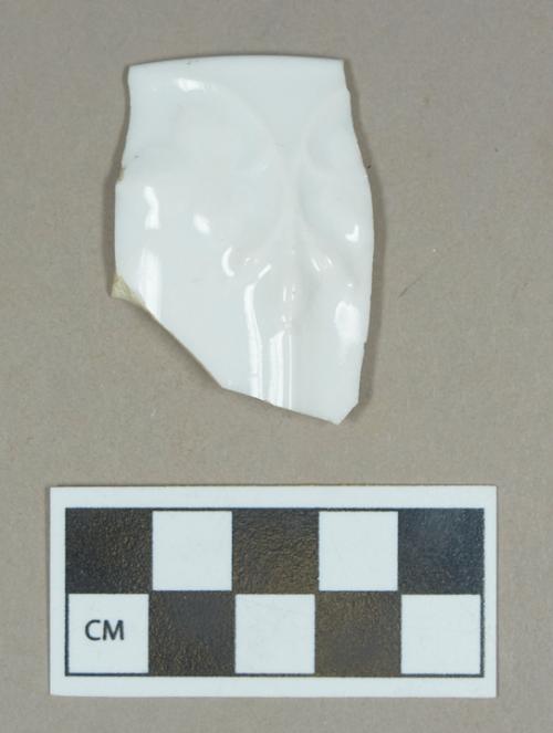 Ceramic, porcelain rim sherd