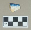 Ceramic, edge decorated pearlware rim sherd