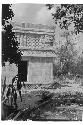 Temple of Three Lintels, at close of 1928 field season, NW corner.