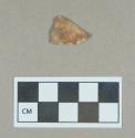 Ceramic, refined earthenware body sherd, burned?