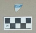 Ceramic, blue painted Chinese porcelain rim sherd