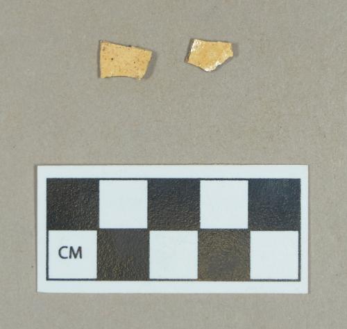 Ceramic, yellowware body sherds