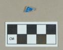 Ceramic, refined eartheware body sherd, blue transfer print